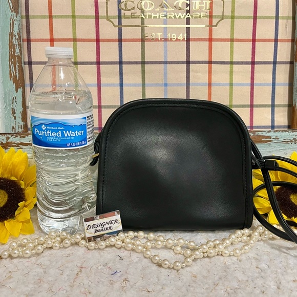 Authentic COACH Vintage Abbie Small Black Leather Crossbody 9017 EUC! - Picture 5 of 14